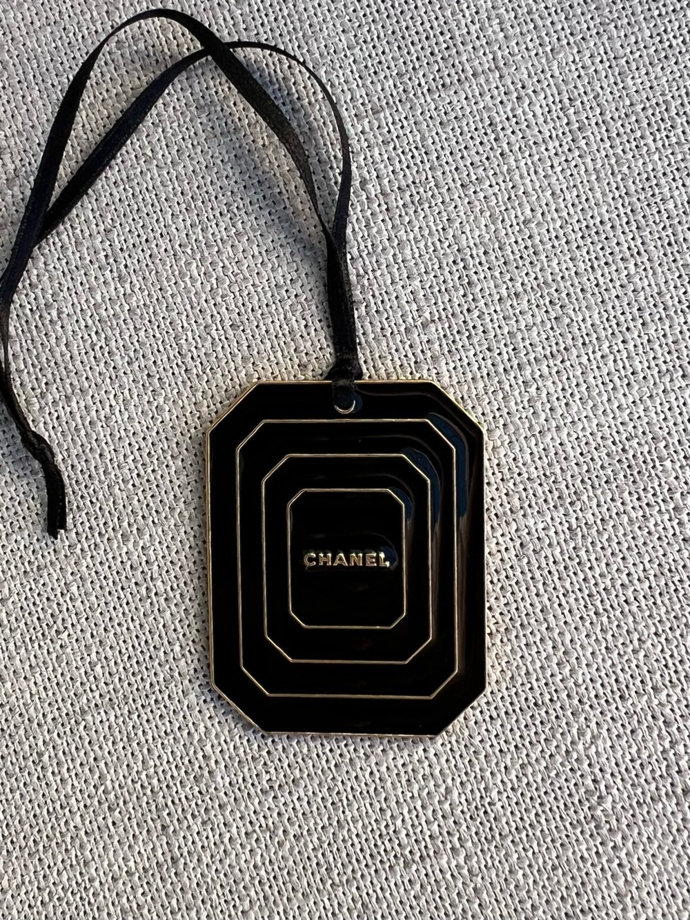 Chanel packaging charm / bag tag Christmas / holiday ornament